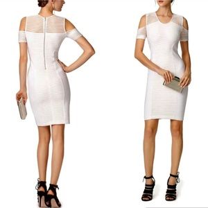 YIGAL AZROUEL Bodycon Mesh Cutout Dress